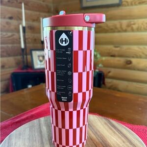 HydroJug Pink and White Sport Bottle